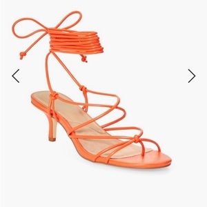 NEVER WORN, Sold Out strappy kitten heels